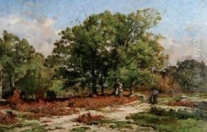 Foret De Fontainebleau by Emile Charles Dameron