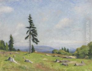 Gebirgslandschaft by Constantin Damianos