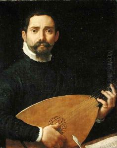 Portrait of a Lute Player, c.1593-94