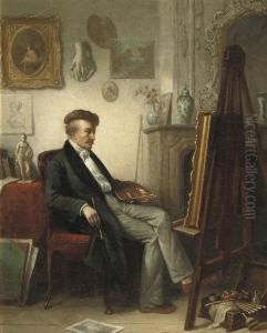An Artist In His Studio