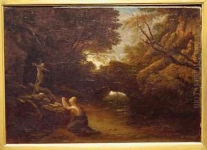Magdalene In The Wilderness by Francis Danby