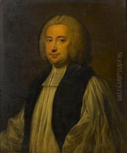Portrait Of Richard Terrick (1710-1777) by Sir Nathaniel Dance-Holland