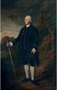 Portrait Of Sir Edward Knatchbull, 7th Bt. (1704-1789) by Sir Nathaniel Dance-Holland