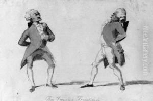 Two Frowning Frenchmen by Sir Nathaniel Dance-Holland
