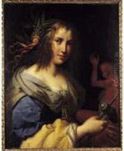 La Muse De La Sculpture by Cesare Dandini