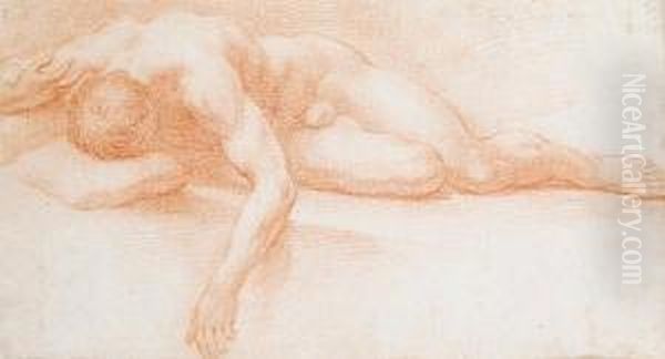 A Reclining Male Nude - view 1
