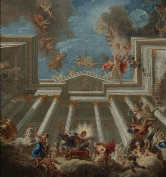 Helios Annointing His Son Phaeton - view 1