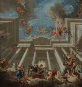 Helios Annointing His Son Phaeton by Pietro Dandini