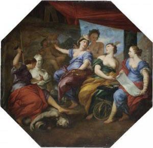 Allegories Of Sculpture, Painting, Astronomy And Poetry