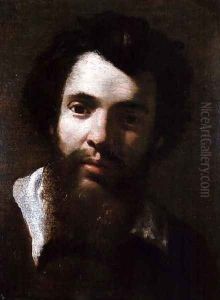 Portrait of Agostino Carracci, brother of the artist by Annibale Carracci