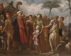 Joseph With The Coat Of Many Colors by Pietro Dandini