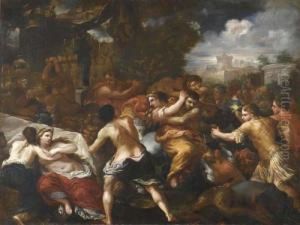 Rape Of The Sabines. by Pietro Dandini