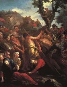 Christ On The Road To Calvary by Pietro Dandini