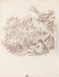 Apotheosis Of The Grand Duchy Of Tuscany by Pietro Dandini