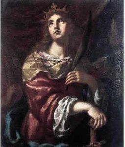 Sainte Catherine D'alexandrie by Pietro Dandini