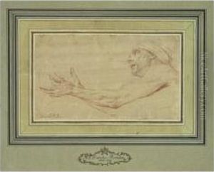 Figure D'homme Les Bras Tendus by Michel-Francois Dandre-Bardon