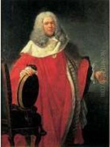 Portrait Du President Du Parlement De Provence D'arbaud-jouques by Michel-Francois Dandre-Bardon