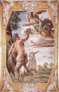 Homage to Diana by Annibale Carracci