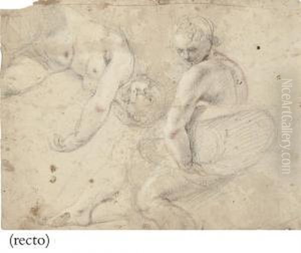 Two Female Nudes - view 1