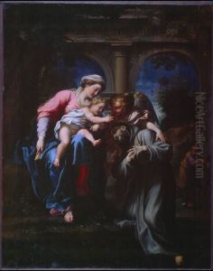 The Vision of St. Francis by Annibale Carracci