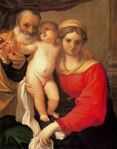Madonna with cherries