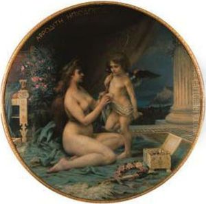 Aphrodite And Eros by Henri Camille Danger