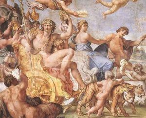 Triumph of Bacchus and Ariadne (detail) by Annibale Carracci