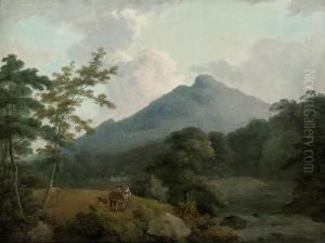 A View Of The Highest Peak Of Mount Snowdon, North Wales