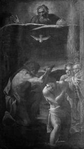 The Baptism of Christ by Annibale Carracci