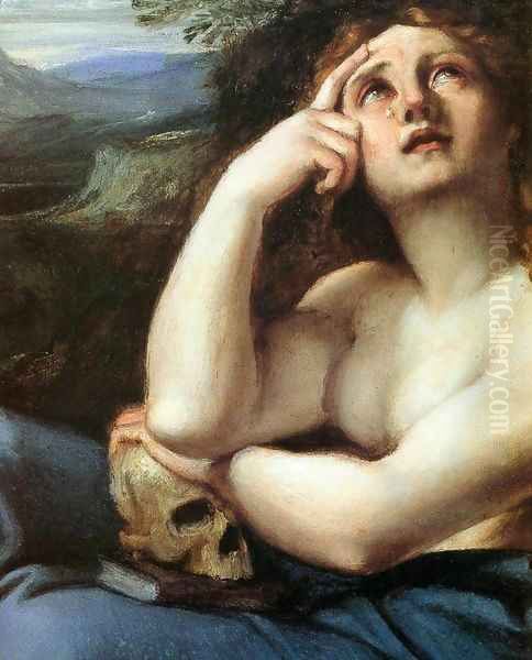 The Penitent Magdalen in a Landscape (detail) - view 1