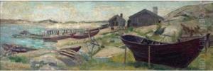 Telakoitu Vene (beached Boats) by Elin Danielson-Gambogi