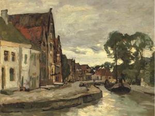 A Canal In Hoorn - view 1