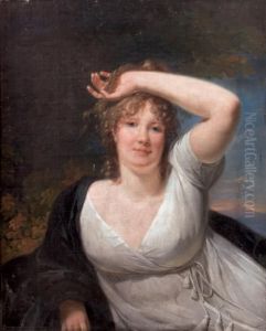 Portrait De Jeune Femme by Henri Pierre Danloux