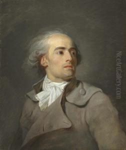 Portrait Of A Man, Half-length, In A Grey Coat