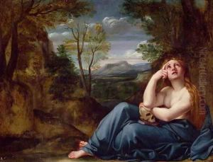 Mary Magdalene in a Landscape 1599 by Annibale Carracci