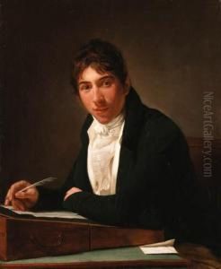 Portrait Of Mr. Gardiner Of Coombe Lodge, Half Length, At A Writingtable Portrait Of Mr. Gardiner Of Coombe Lodge, Half Length, At A Writingtable