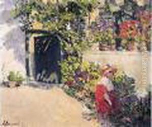 Enfant Au Jardin by Alice Dannenberg