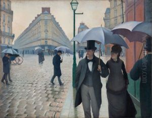 Paris Street- Rainy Weather 1877