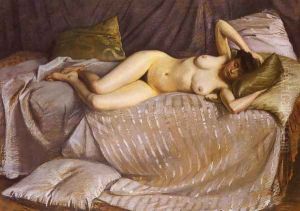 Femme Nue Etendue Sur Un Divan (Naked Woman Lying on a Couch)