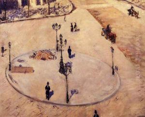A Traffic Island Boulevard Haussmann