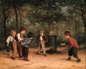 The Deciding Throw by Andre Henri Dargelas