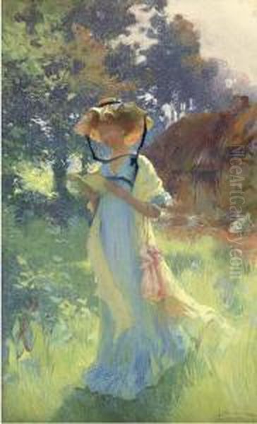 A Read In The Garden - view 1