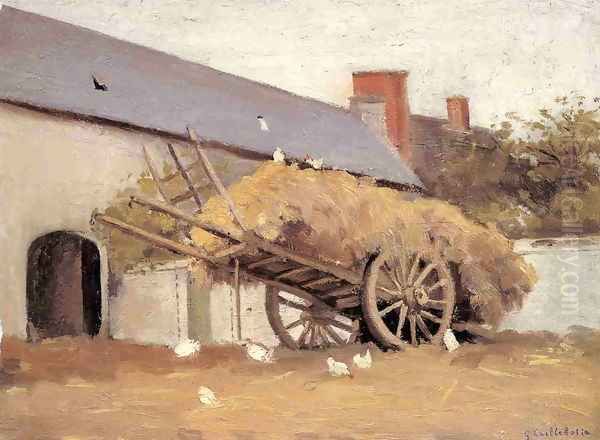 Loaded Haycart - view 1