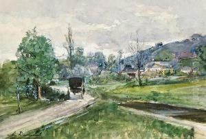Landschaft Bei Plankenberg by Hugo Darnaut