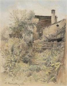 Blick In Einen Garten by Hugo Darnaut