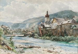 An Austrian Town by Hugo Darnaut