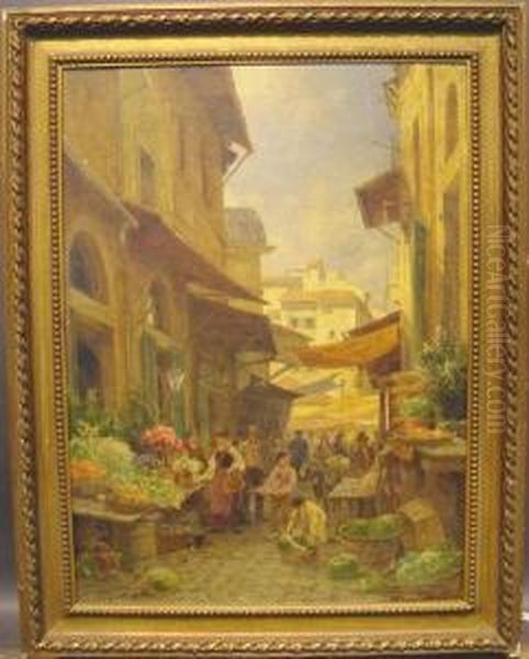 Flower Market In Bozen - view 1