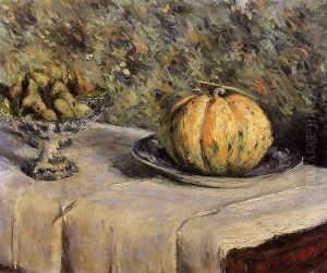 Melon And Bowl Of Figs