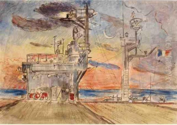Sur Le Pont Du Porte-avions - view 1