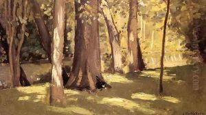 The Yerres Effect Of Light by Gustave Caillebotte